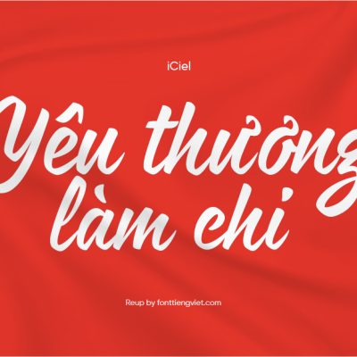Font việt hóa iCiel Rukola