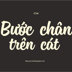 Font việt hóa iCiel Sanelma