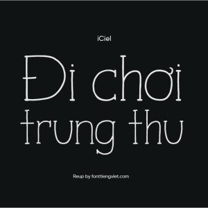 Font việt hóa iCiel TALUHLA