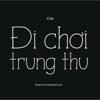 Font việt hóa iCiel TALUHLA
