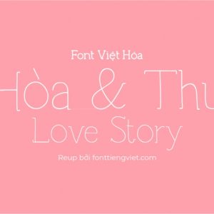Font việt hóa iCiel Thinpaw