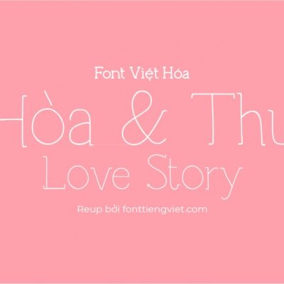 Font việt hóa iCiel Thinpaw