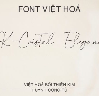 Font Việt Hoá TK-Cristal Elegance