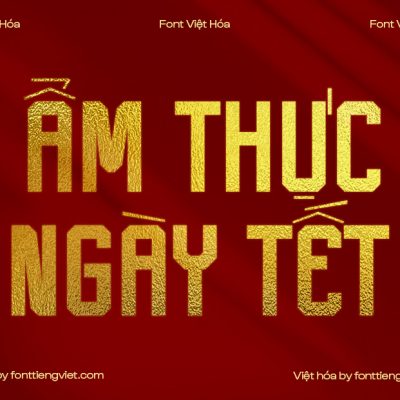 Font Việt hóa 1FTV VIP Vintage Camping