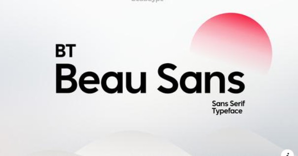 Font Tiếng Việt BT Beau Sans Typeface