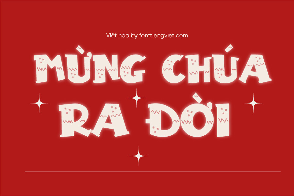 Font Việt hóa 1FTV Christmas Dream – Giáng sinh