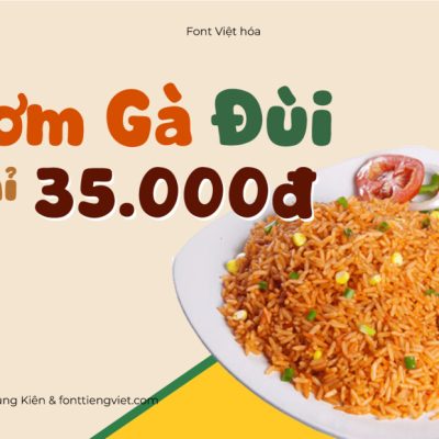 Font Việt hóa 1FTV VIP Cute Dino