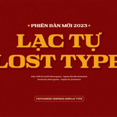 Font tiếng Việt Lạc Tự ( Phiên bản 2023 )