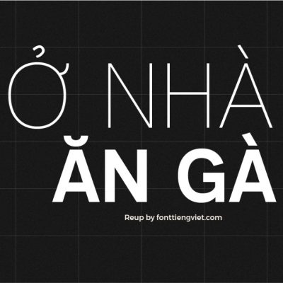 Font việt hóa iCiel Novecento ( 6 font )