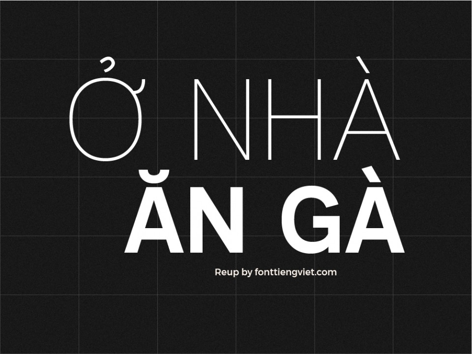 Font việt hóa iCiel Novecento ( 6 font )