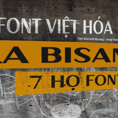 Font việt hóa MJ La Bisane