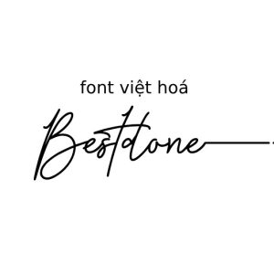Font Việt hoá MJ Bestdone