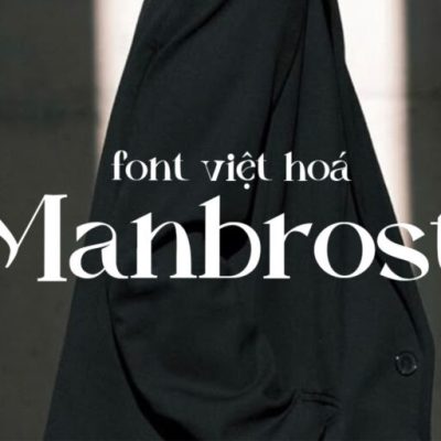Font việt hoá MJ Manbrost