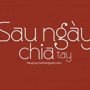 Font việt hoá MJ Quinger