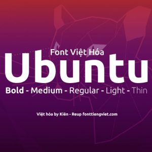 Font việt hóa Ubuntu