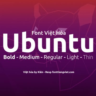 Font việt hóa Ubuntu