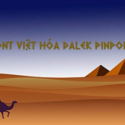 Font việt hóa Dalek PinPoint