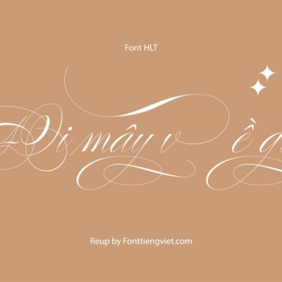 Font Việt hóa HLT Poem Script Pro