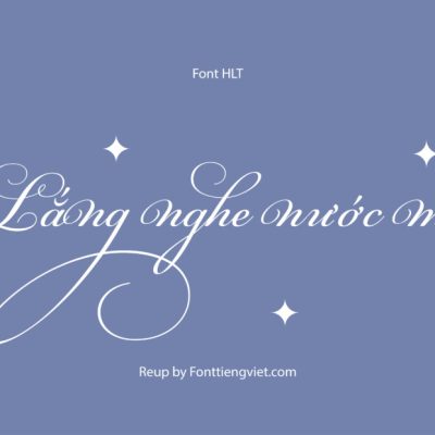 Font Việt hóa HLT PF Champion Script Pro