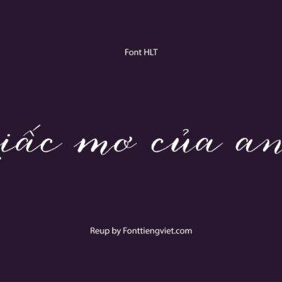 Font Việt hóa HLT Anna Clara