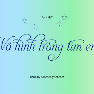 Font Việt hóa HLT AphroditeSlimStylistic