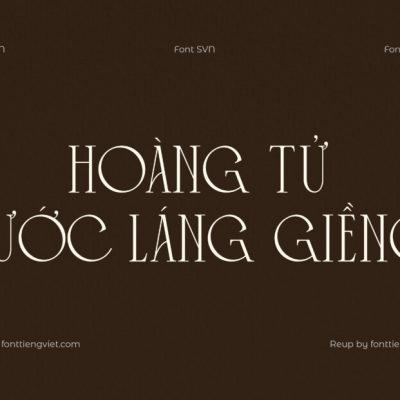 Font Việt hóa SVN Cyrano