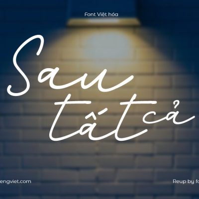 Font Việt hóa SVN All Always