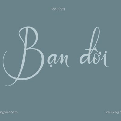 Font Việt hóa SVN Wallows