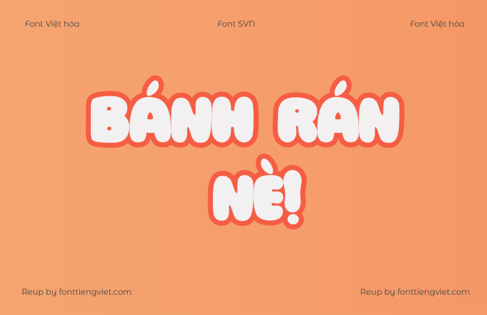 Font Việt hóa SVN Ziclets