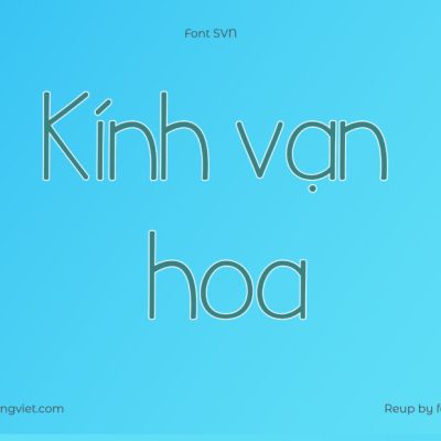 Font Việt hóa SVN Banana Chip Muffins
