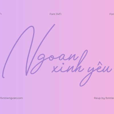 Font Việt hóa SVN Housttely Signature