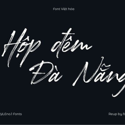 Font Việt hóa SVN Rockness (Slant) – Brush