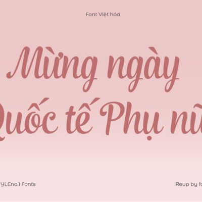 Font Việt hóa SVN Monday