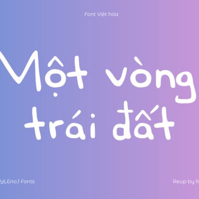 Font Việt hóa SVN Pentastic