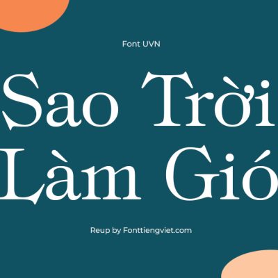 Font Việt Hóa UVN Bach Tuyet