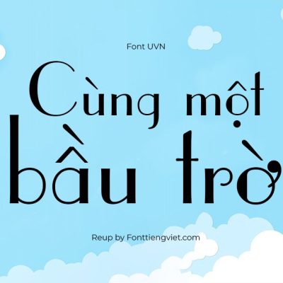 Font Việt Hóa UVN Bale