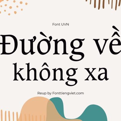 Font Việt Hóa UVN Cat Bien