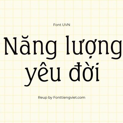 Font Việt Hóa UVN Chim Bien Nhe