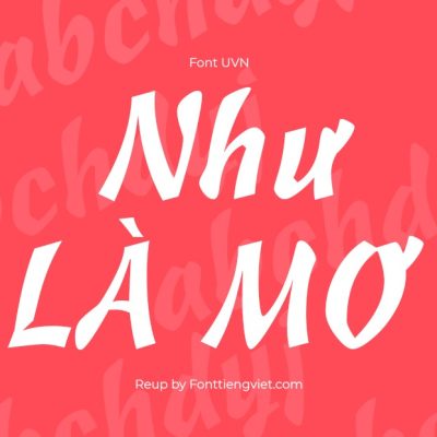 Font Việt Hóa UVN Mang Tre