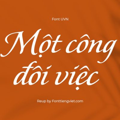 Font Việt Hóa UVN Mau Tim