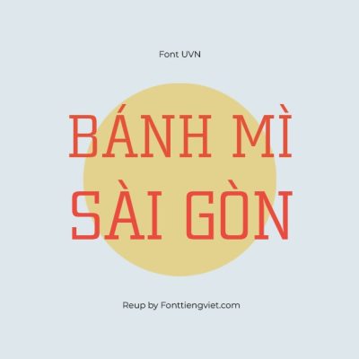Font việt hóa UVN Thanh Pho