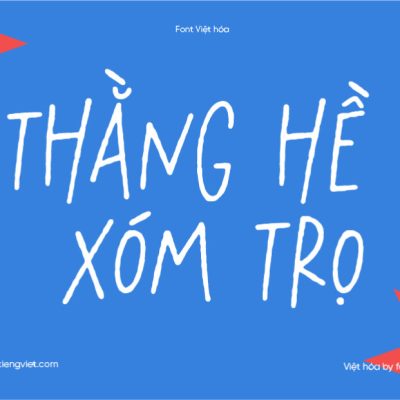 Font Việt hóa 1FTV English Speakers