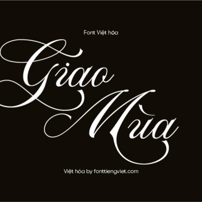 Font Việt hóa 1FTV La Graziela