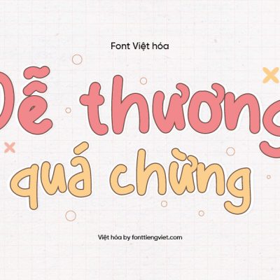 Font Việt hóa 1FTV Nakana