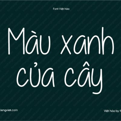 Font Việt hóa 1FTV VIP A little sunshine