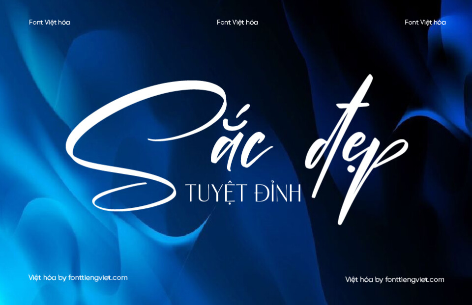 Font Việt hóa 1FTV VIP Alishanty Signature – Font spa thẩm mỹ