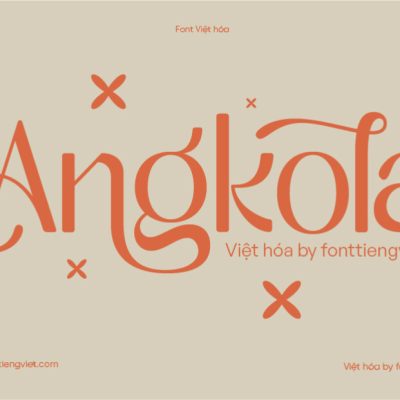 Font Việt hóa 1FTV VIP Angkola