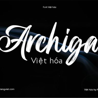 Font Việt hóa 1FTV VIP Archiga – Brush