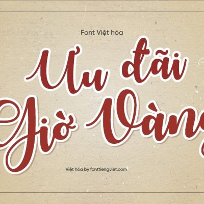 Font Việt hóa 1FTV VIP Autumn in November