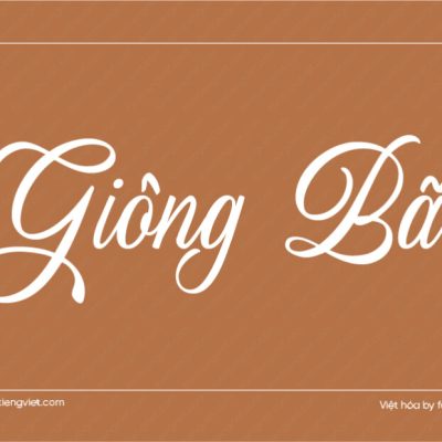 Font Việt hóa 1FTV VIP Balondra